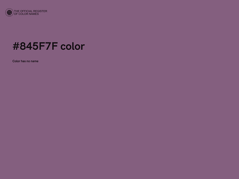 #845F7F color image