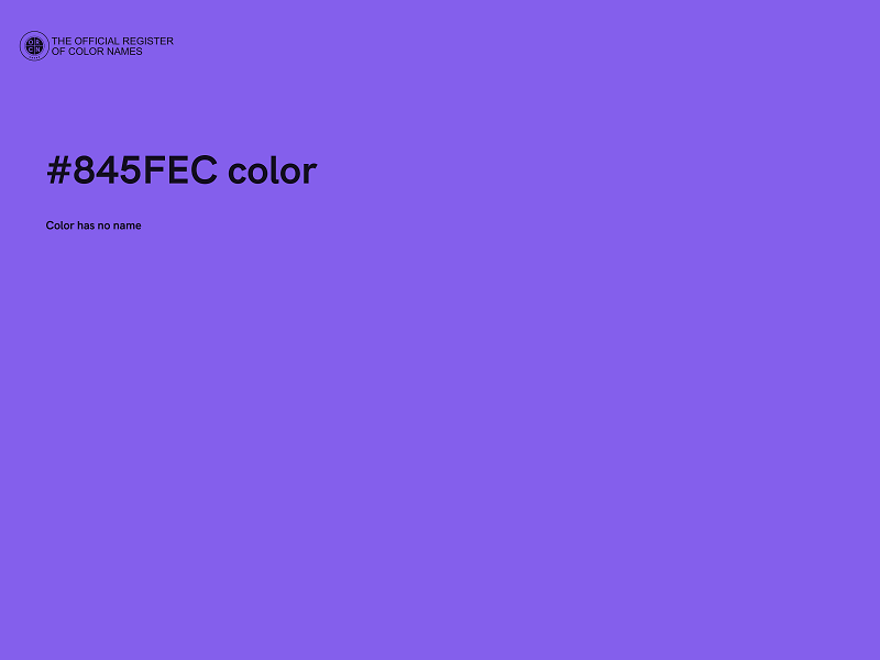 #845FEC color image