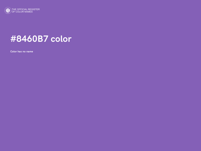 #8460B7 color image