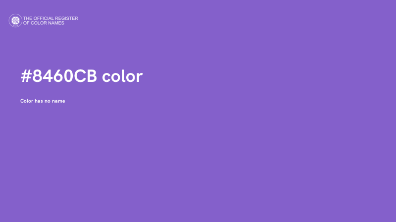 #8460CB color image