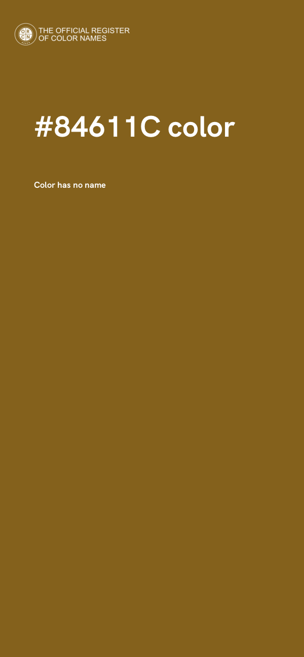 #84611C color image