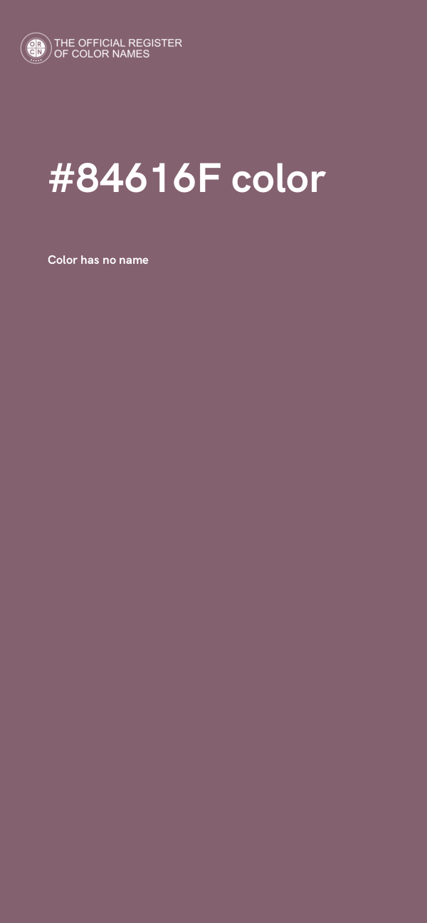 #84616F color image