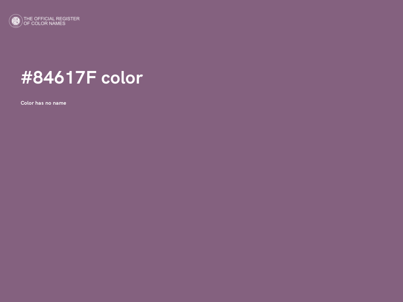 #84617F color image