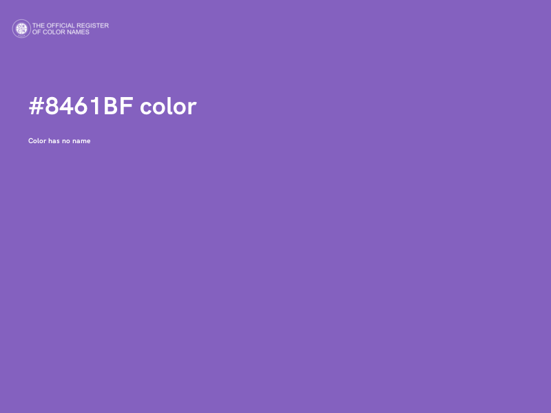 #8461BF color image
