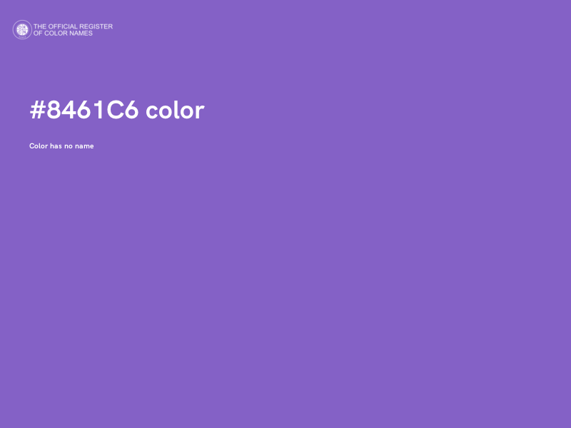 #8461C6 color image