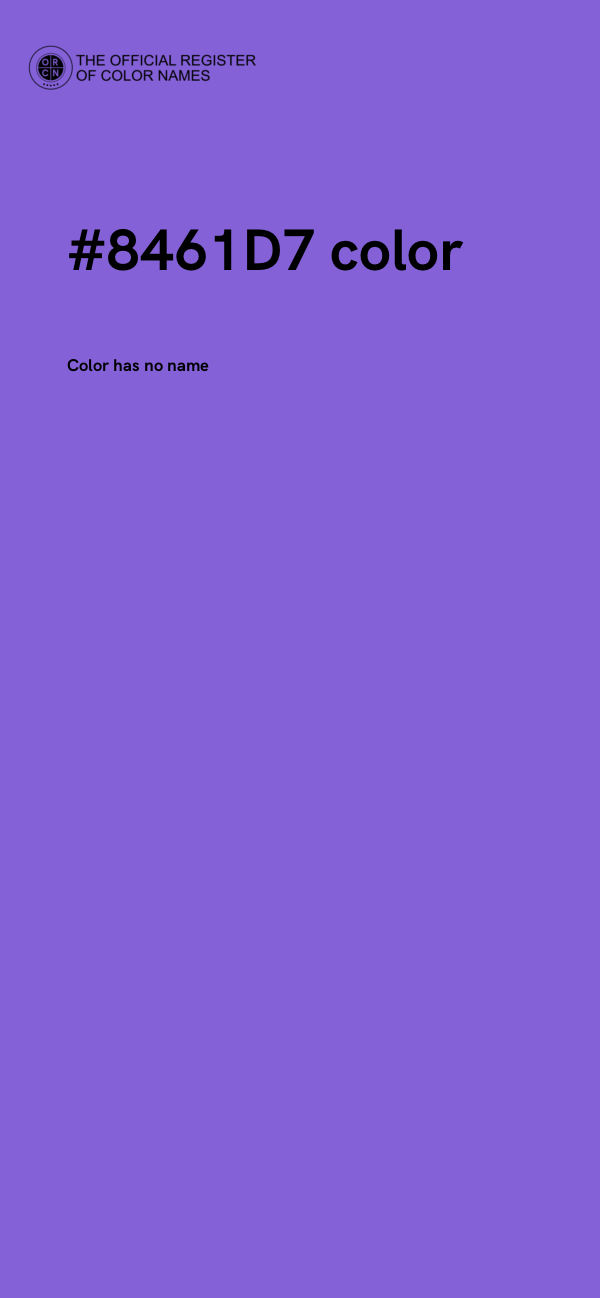 #8461D7 color image