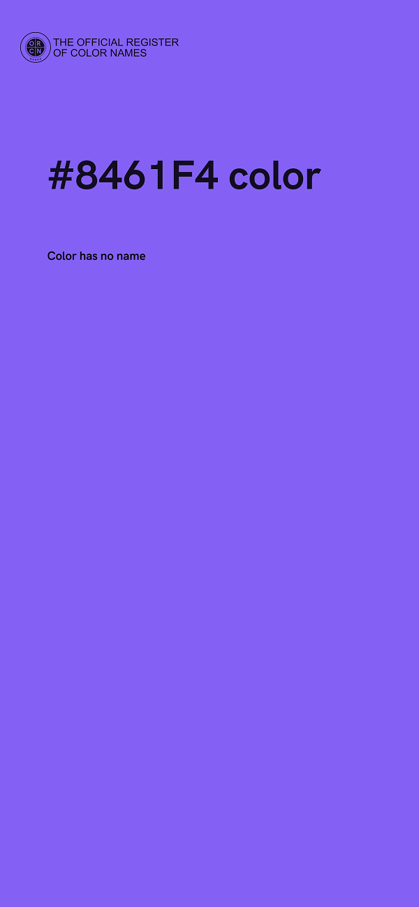 #8461F4 color image