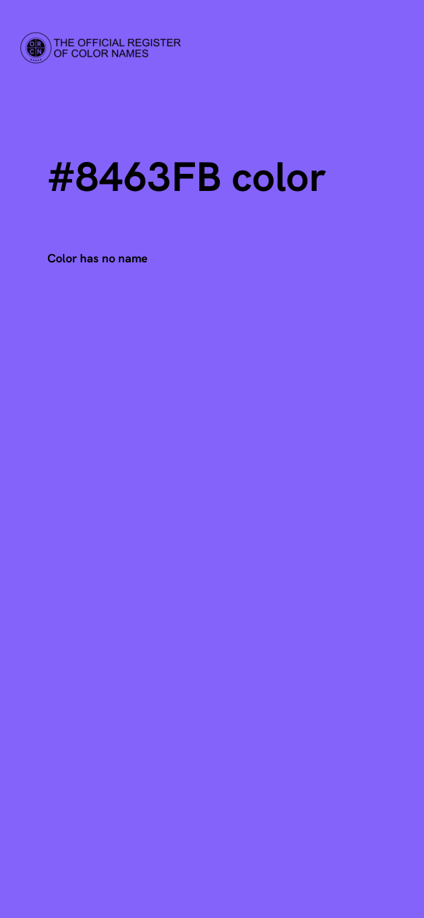 #8463FB color image