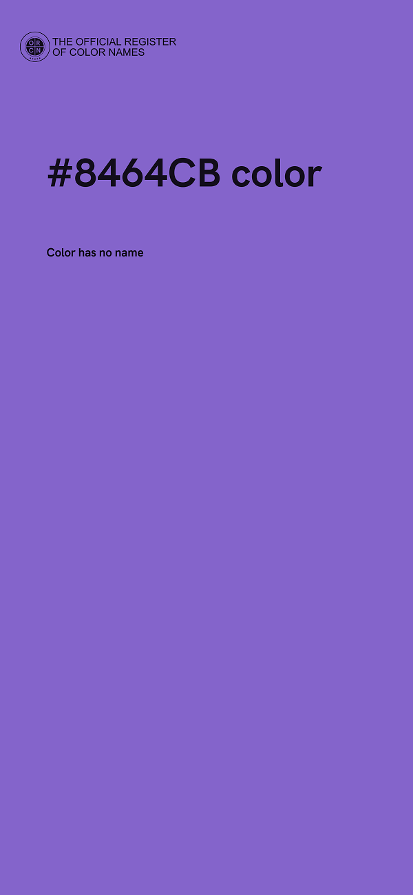 #8464CB color image