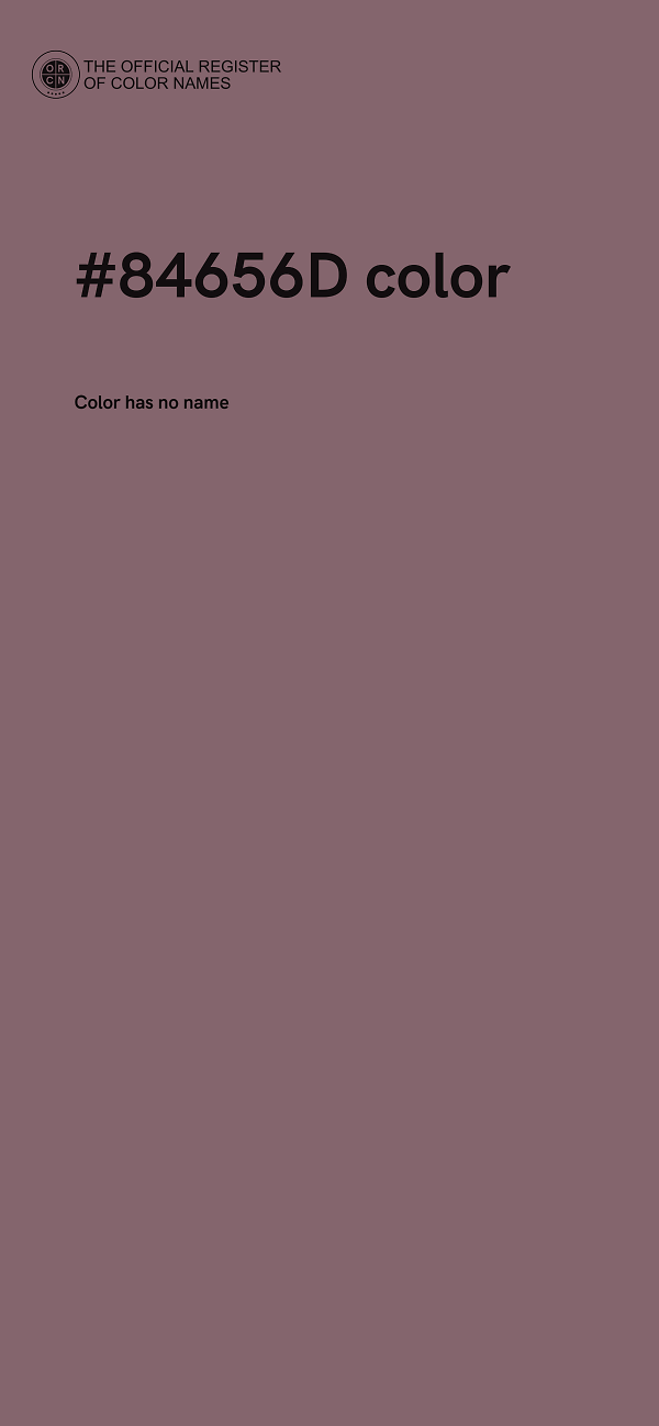 #84656D color image