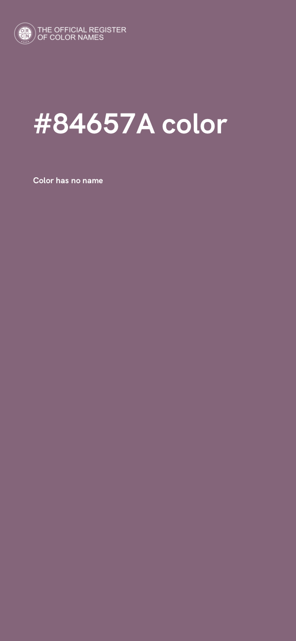 #84657A color image