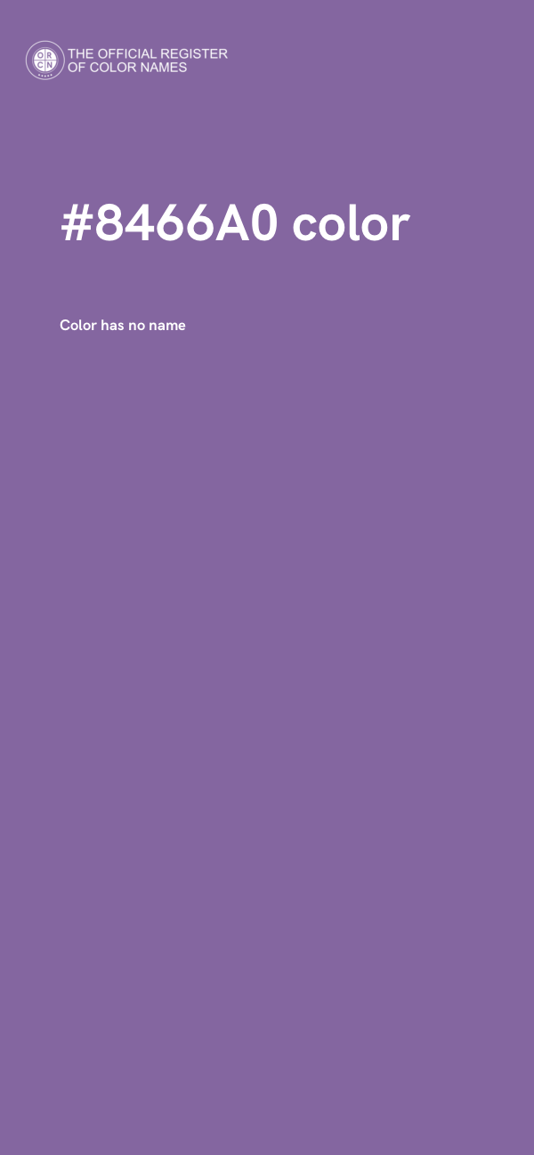 #8466A0 color image