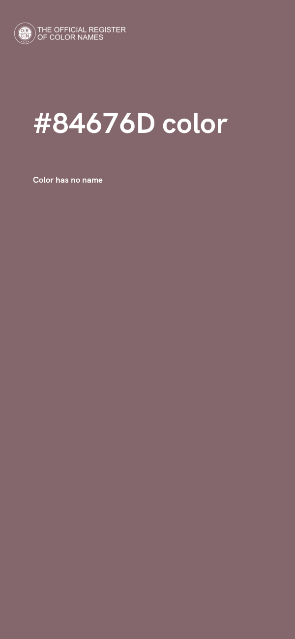 #84676D color image