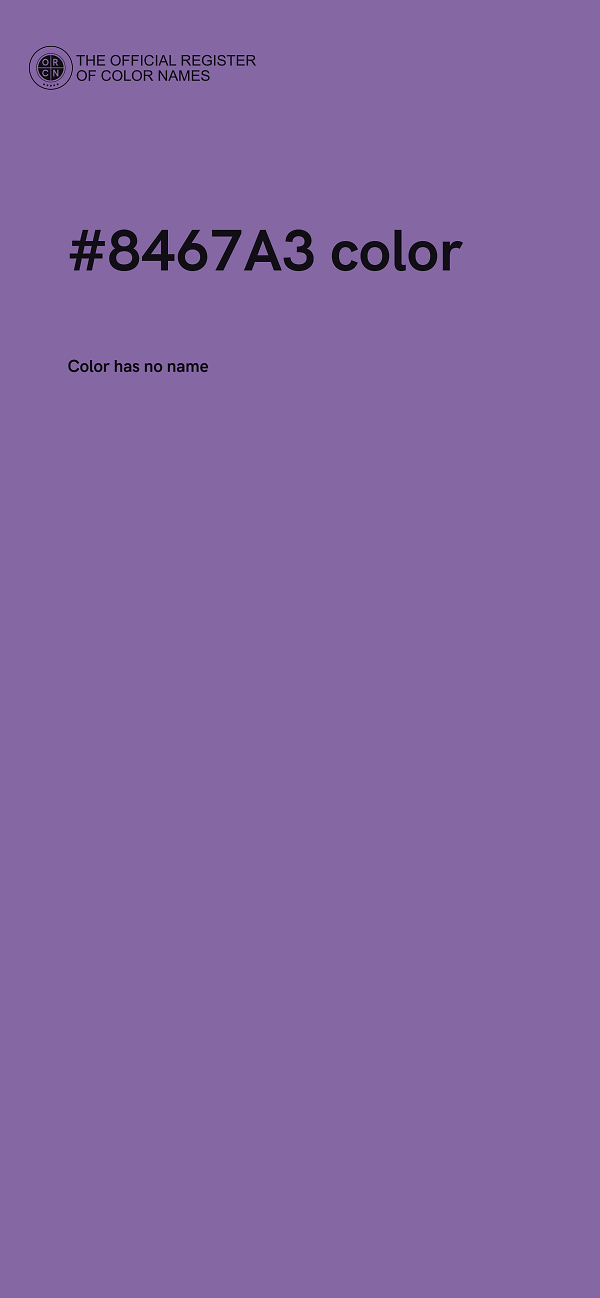 #8467A3 color image