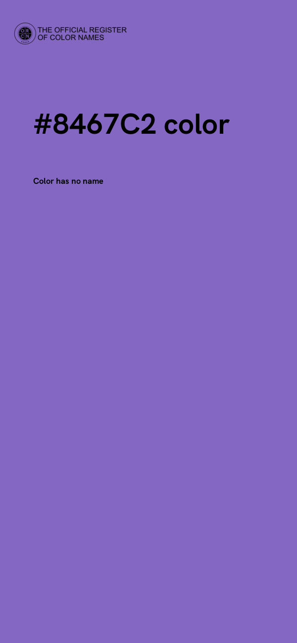 #8467C2 color image