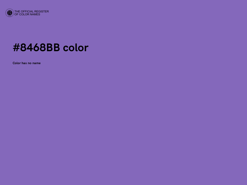 #8468BB color image