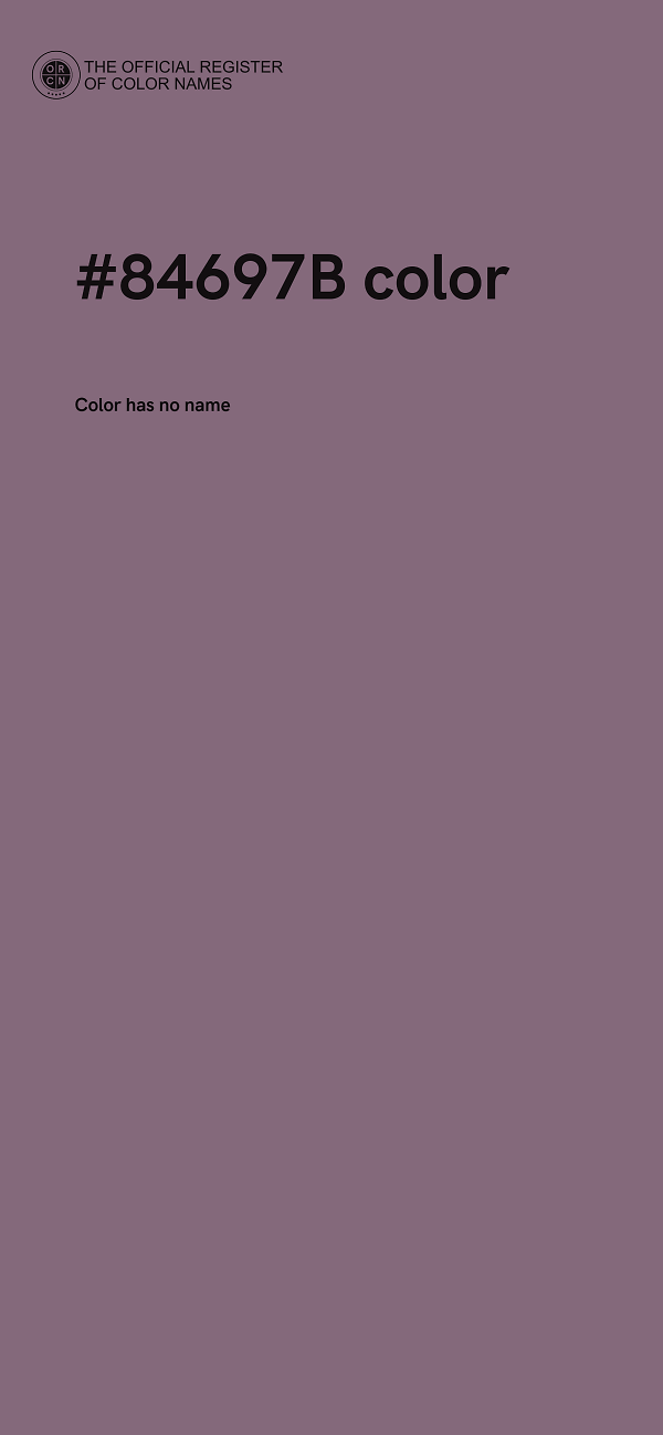 #84697B color image