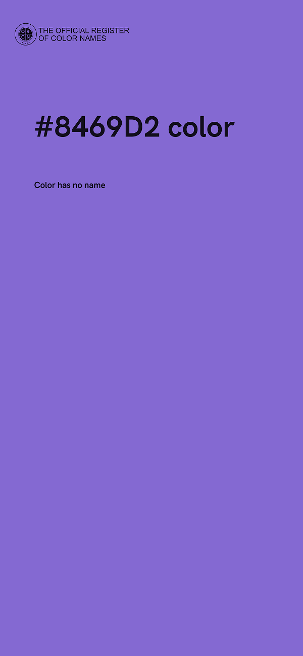 #8469D2 color image