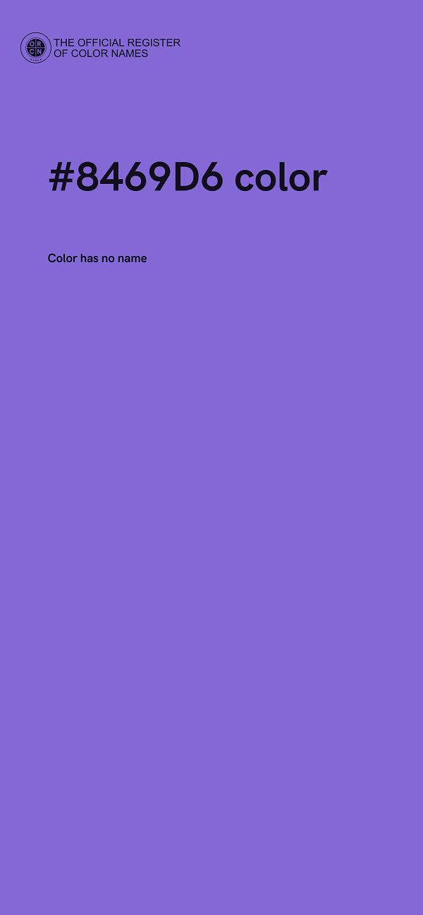 #8469D6 color image