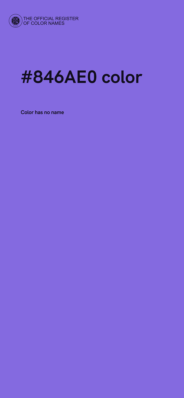 #846AE0 color image
