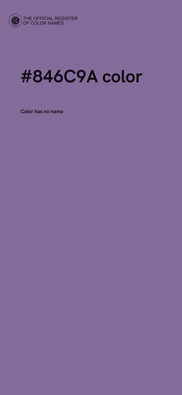 #846C9A color image