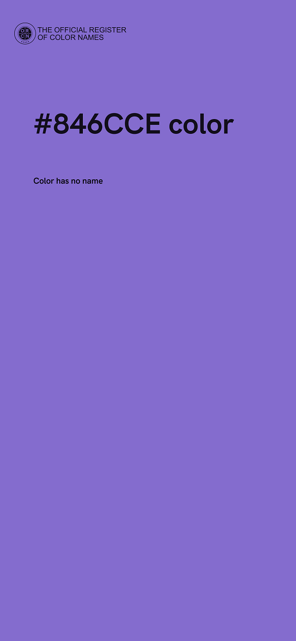 #846CCE color image