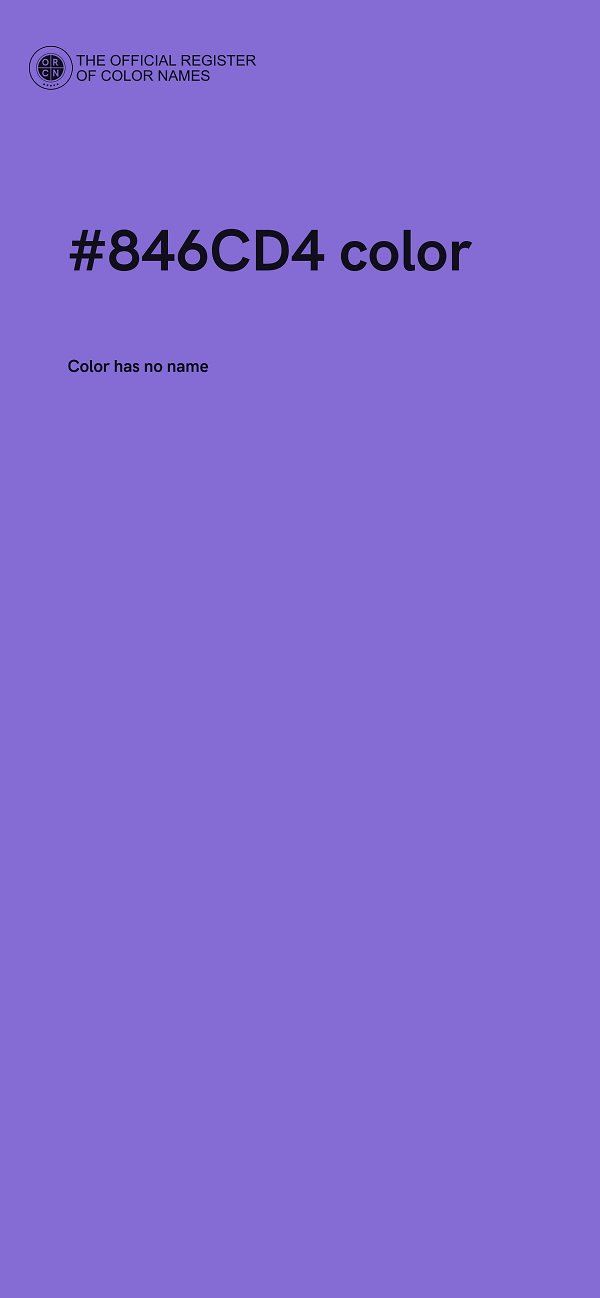 #846CD4 color image