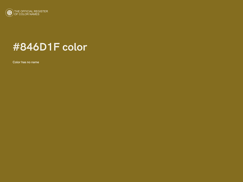 #846D1F color image