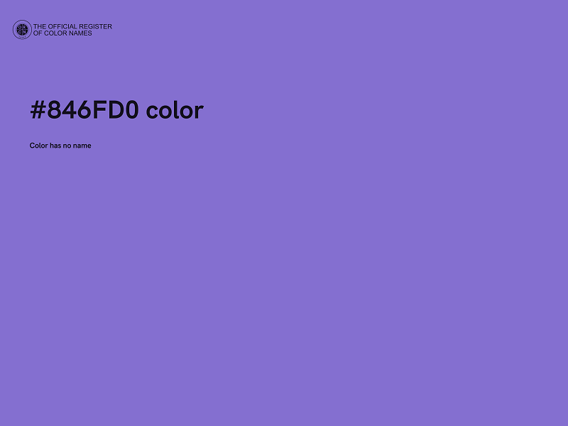 #846FD0 color image