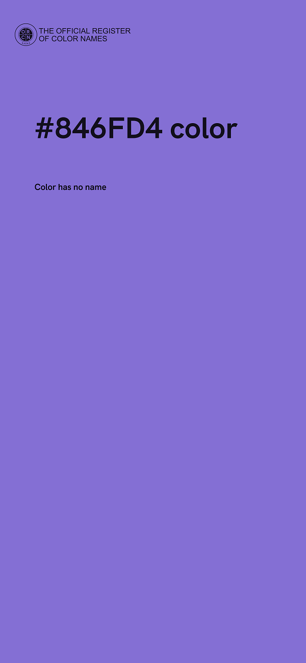 #846FD4 color image