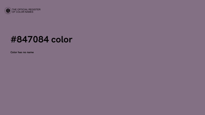 #847084 color image