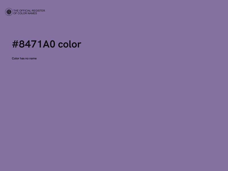 #8471A0 color image