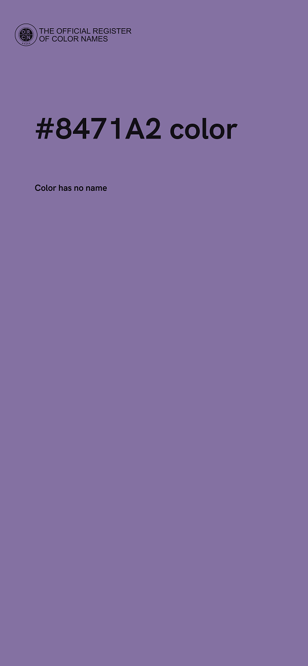 #8471A2 color image