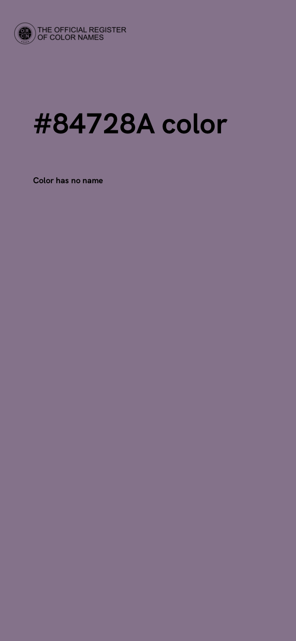 #84728A color image