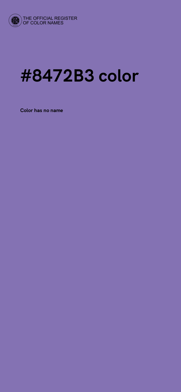 #8472B3 color image