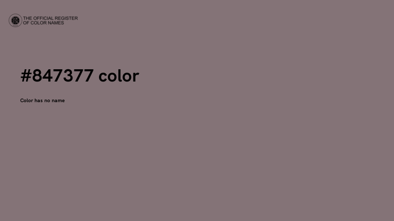 #847377 color image