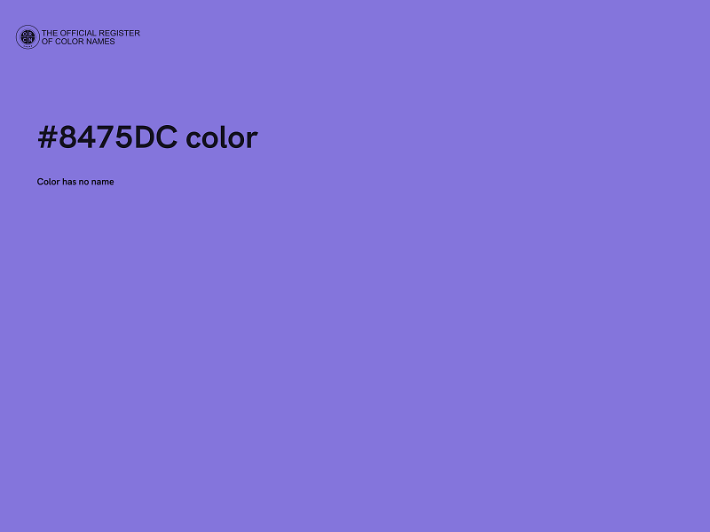#8475DC color image