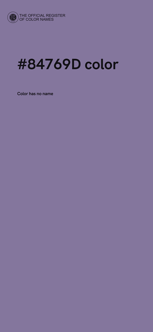 #84769D color image