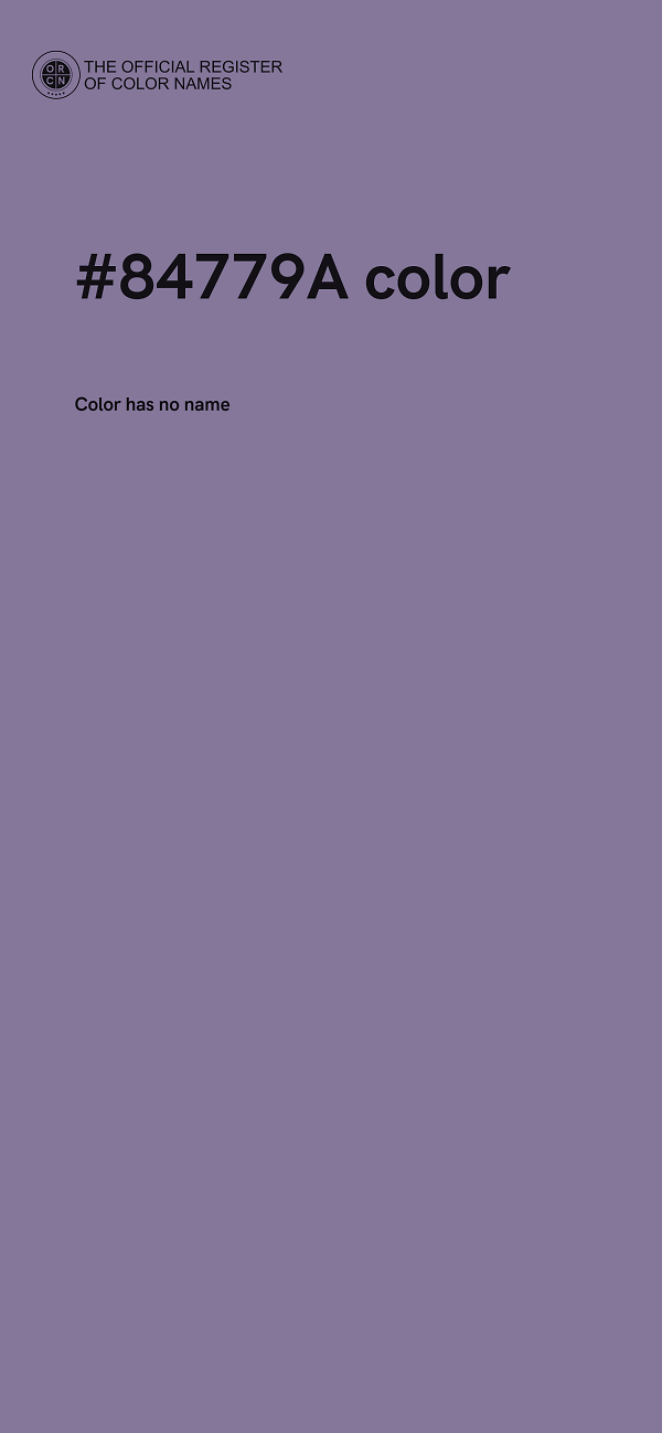#84779A color image