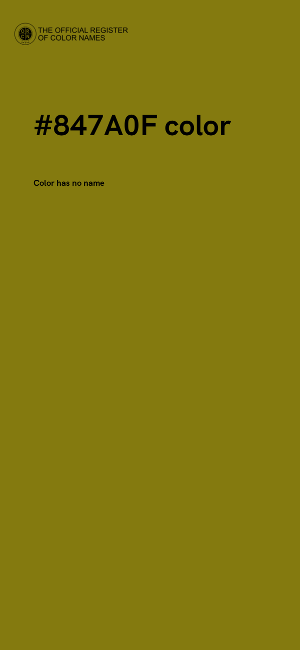 #847A0F color image
