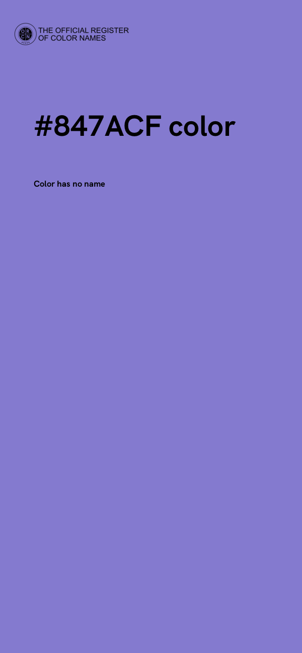 #847ACF color image