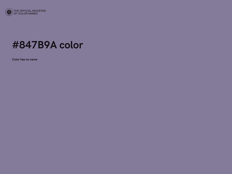 #847B9A color image