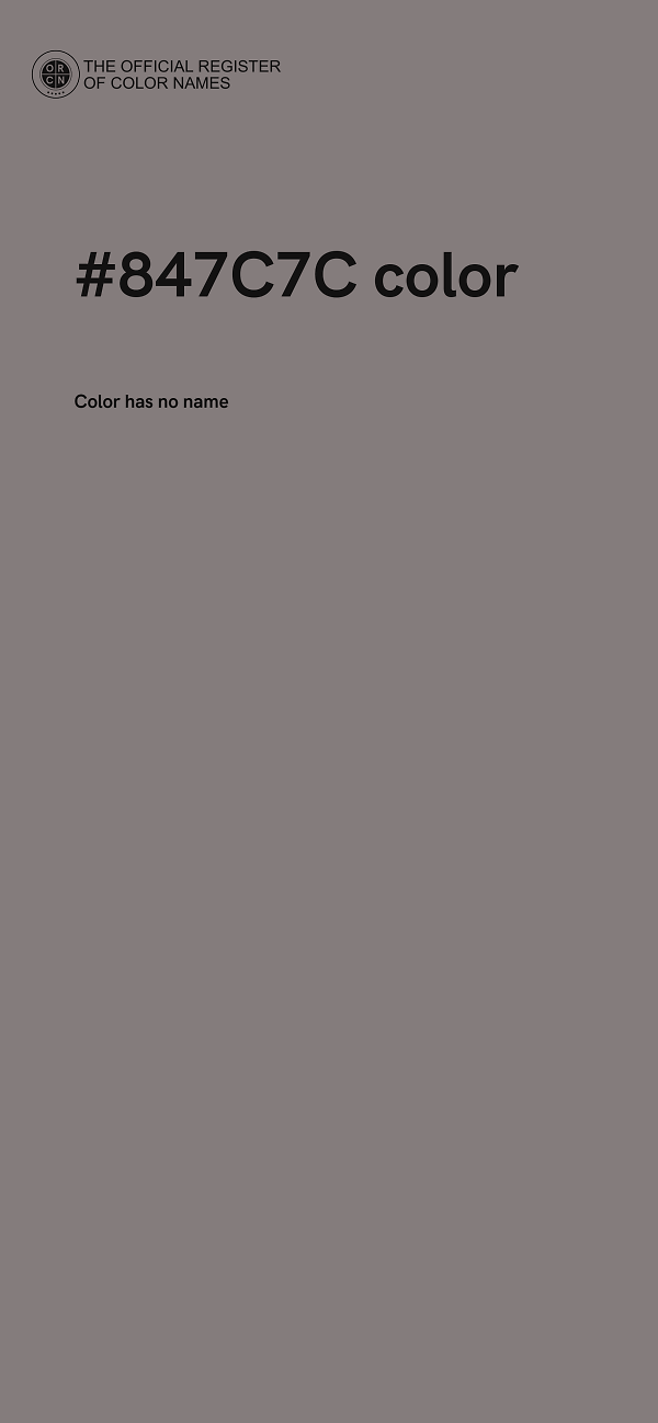 #847C7C color image