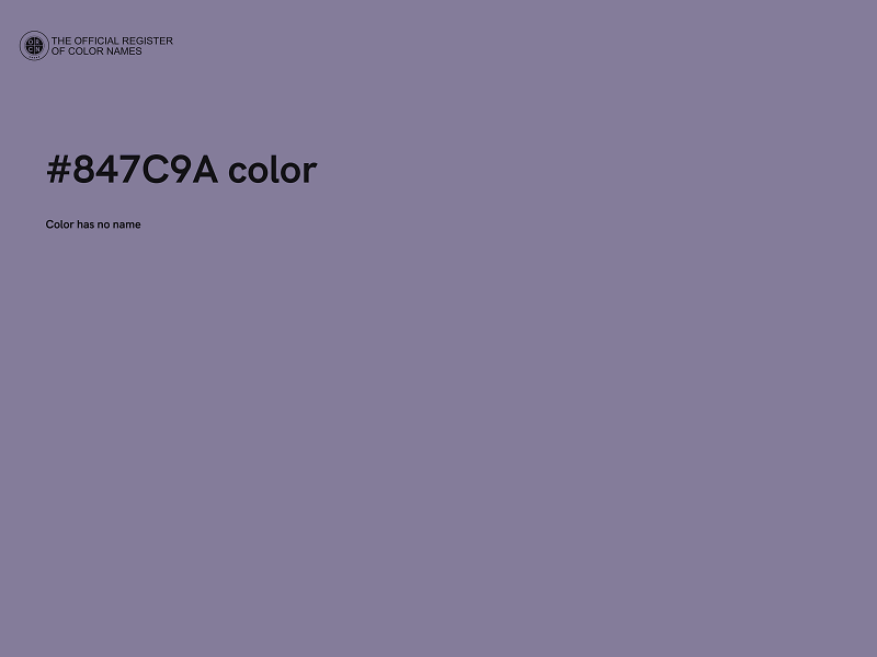 #847C9A color image