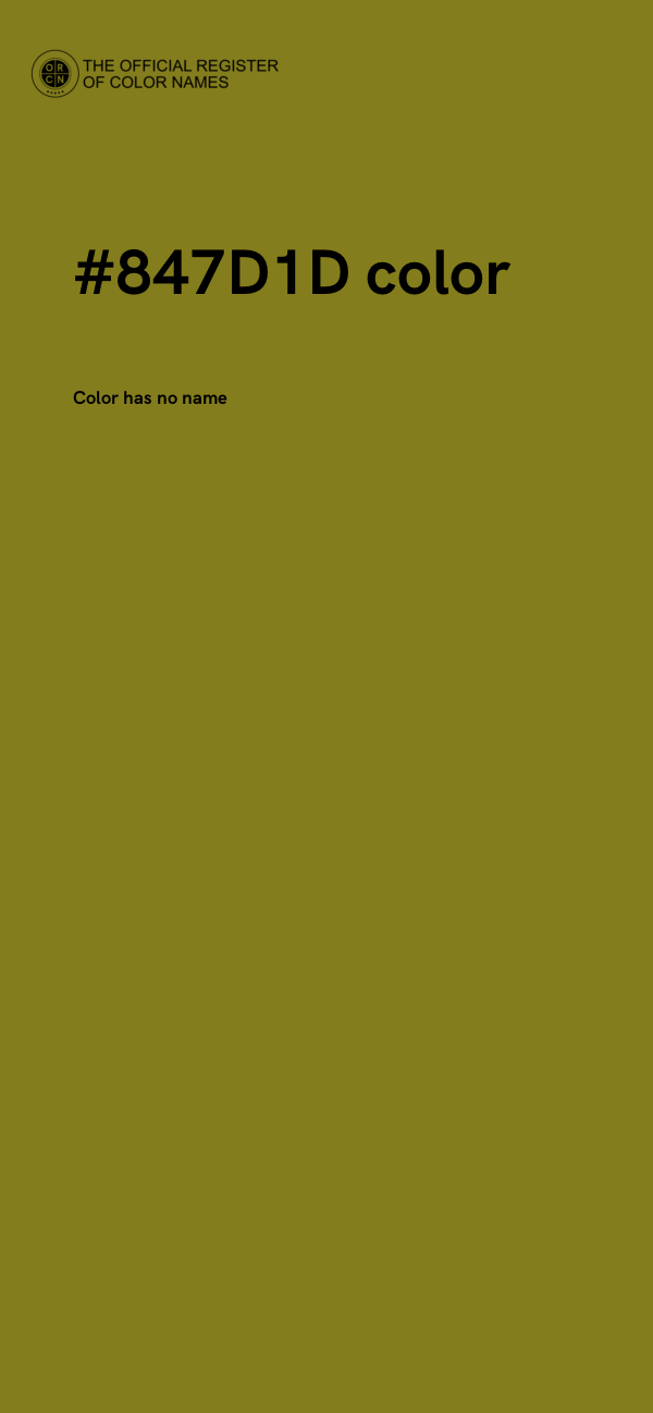 #847D1D color image