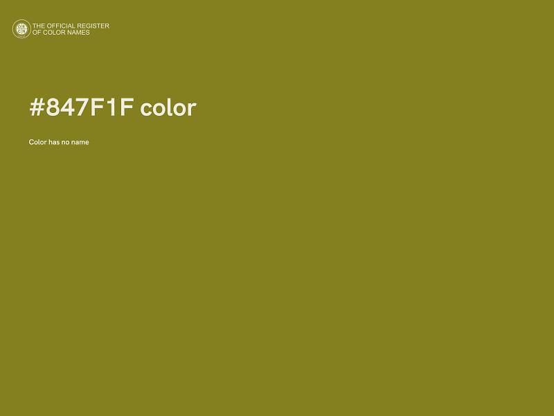 #847F1F color image