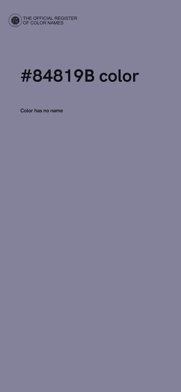 #84819B color image
