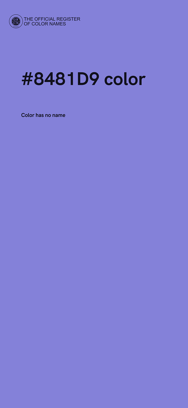 #8481D9 color image