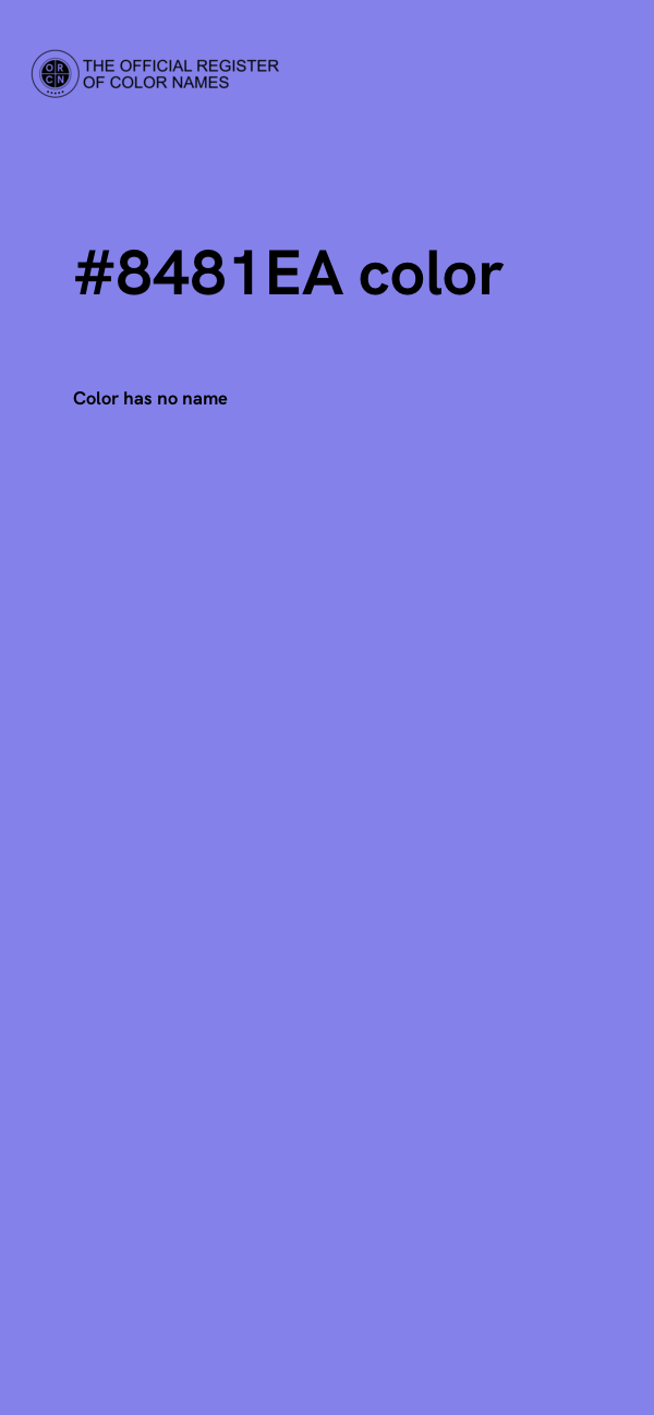 #8481EA color image