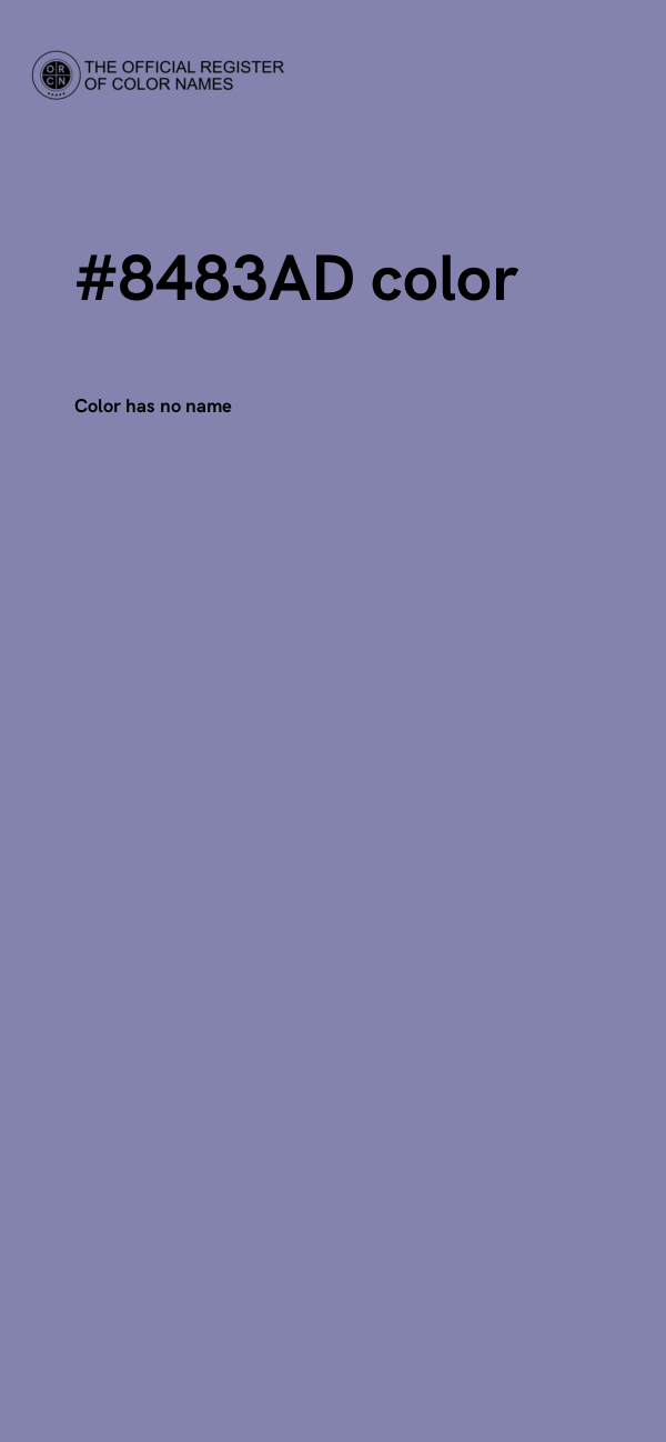 #8483AD color image